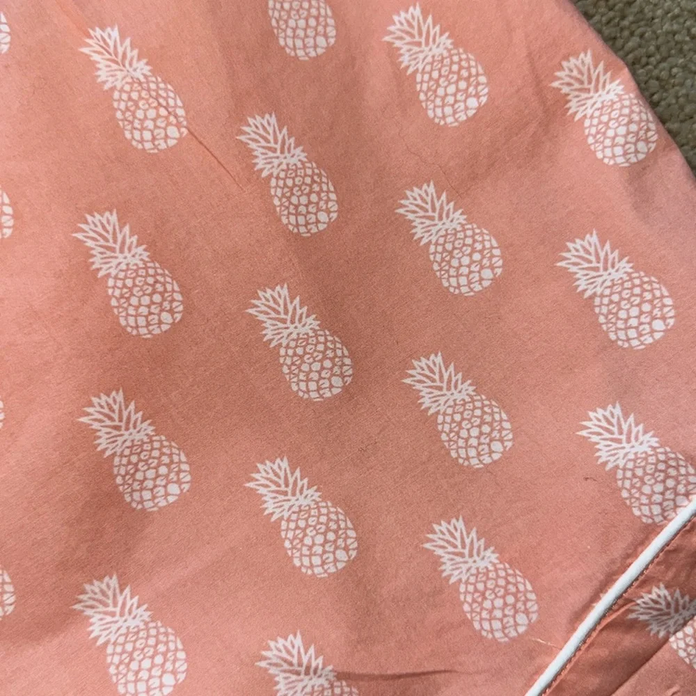 J.Crew pineapple print pajama set